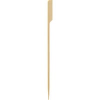 Bamboo by EcoChoice Compostable 7 7/8" Bamboo Paddle Food Pick / Skewer - 100/Bag