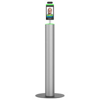 Meridian PMK01A-F00FL00 Facial Recognition / Temperature Scanner Personnel Management Kiosk with Pedestal and LED Light