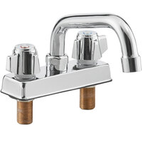 Regency Deck Mount Faucet with 6 inch Swing Spout and 4 inch Centers