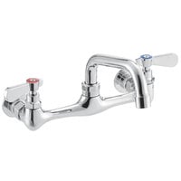 Regency Wall Mount Faucet with 6 inch Swing Spout and 8 inch Centers