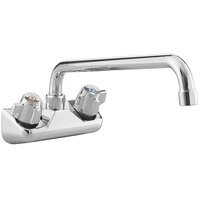 Regency Wall Mount Faucet with 14 inch Swing Spout and 4 inch Centers