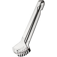 Amefa 131900B000258 7 7/8" 18/10 Stainless Steel Small Notched Serving Tongs