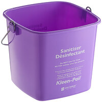 San Jamar KP196PR 6 Qt. Purple Sanitizing Kleen-Pail