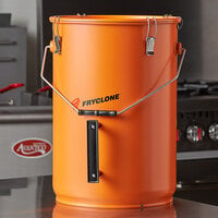 Fryclone 6.5 Gallon Orange Utility Oil Pail