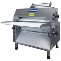 Somerset CDR-600F 30 Countertop One Stage Dough Sheeter with Fondant Tray - 120V, 3/4 HP