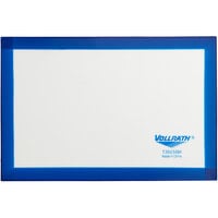 Vollrath T3605SM 16 5/8 inch x 11 inch Half Size Blue Silicone Non-Stick Baking Mat