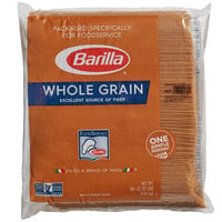 Barilla 10 lb. Whole Grain Spaghetti Pasta - 2/Case