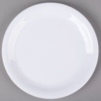 Carlisle 3300602 Sierrus 7 1/4 inch White Narrow Rim Melamine Salad Plate - 48/Case
