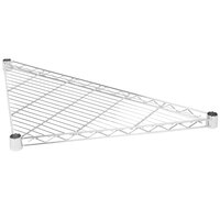 Stainless steel wire triangle shelf