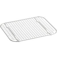 Vigor 8 inch x 10 inch Half Size Footed Stainless Steel Wire Cooling Rack / Pan Grate for Steam Table Pan