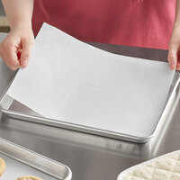 Baker's Mark 9 inch x 12 inch Quarter Size Quilon® Coated Parchment Paper Bun / Sheet Pan Liner Sheet - 1000/Case