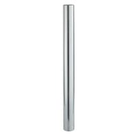 17 3/4" Galvanized Steel Leg for Equipment Stands and Mixer Tables - 5" Casters Required
