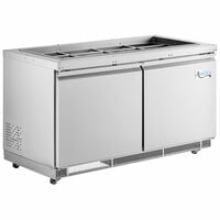 Avantco SS-CFT-60-HC 60 inch Stainless Steel Refrigerated Salad Bar / Cold Food Table