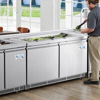 Avantco SS-CFT-60-HC 60 inch Stainless Steel Refrigerated Salad Bar / Cold Food Table