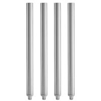 22 7/16 inch Stainless Steel Legs - 4/Pack