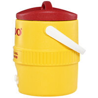 Igloo 421 2 Gallon Yellow Insulated Beverage Dispenser / Portable Water Cooler
