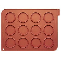 Silikomart WHOP01 15 3/4 inch x 12 inch Half Size Silicone Whoopie Pie Baking Mat