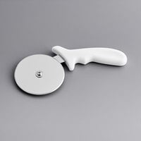 4 inch Pizza Cutter with Polypropylene White Handle