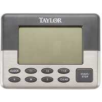 Taylor 5261500 Digital Dual Event 24 Hour Kitchen Timer with Clock
