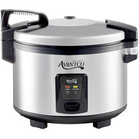 Avantco RCSA40 40 Cup (20 Cup Raw) Sealed Electric Rice Cooker / Warmer - 120V, 1250W