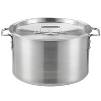 Choice 14 Qt. Aluminum Sauce Pot with Cover