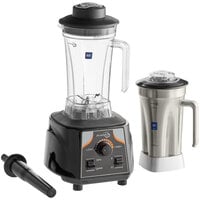 AvaMix BX2000VS 3 1/2 hp Commercial Blender with Toggle Control, Variable Speed, 64 oz. Stainless Steel Jar, and 64 oz. Tritan Plastic Jar