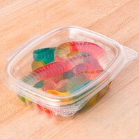 Genpak 4 oz. Clear Hinged Deli Container - 400/Case
