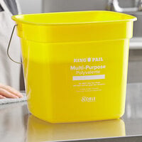 Noble Products King-Pail 10 Qt. Yellow Cleaning Pail