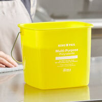 Noble Products King-Pail 6 Qt. Yellow Cleaning Pail