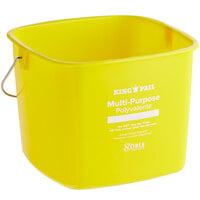 Noble Products King-Pail 8 Qt. Yellow Cleaning Pail