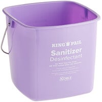 Noble Products King-Pail 6 Qt. Purple Allergen-Free Sanitizing Pail