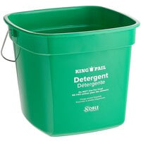 Sanitizer Cleaning Buckets & Pails in Red, Green, & More