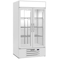 Beverage-Air MMR35HC-1-W MarketMax 39 1/2 inch White Merchandising Refrigerator