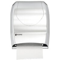 San Jamar T1370SS Tear-N-Dry Summit Hands Free Roll Towel Dispenser - Stainless Steel Look