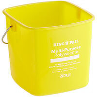 Noble Products King-Pail 3 Qt. Yellow Cleaning Pail