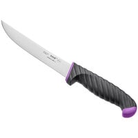 Schraf™ 6 inch Utility Knife with Purple TPRgrip Handle