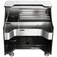 Perlick MOBS-42TE Signature 42" Stainless Steel Mobile Bar with Ice Chest - 120V