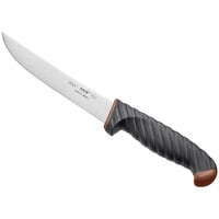 Schraf™ 6 inch Utility Knife with Brown TPRgrip Handle