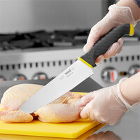 Schraf 8 inch Chef Knife with Yellow TPRgrip Handle