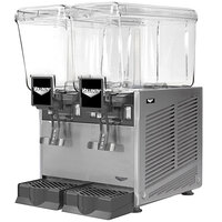Vollrath VBBD2-37-F Double 3.17 Gallon Bowl Refrigerated Beverage Dispenser with Fountain Spray Circulation - 115V