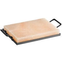 12 inch x 8 inch Himalayan Salt Slab with Oven- and Grill-Safe Serving Tray