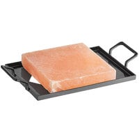 8 inch x 8 inch Square Himalayan Salt Slab with Oven- and Grill-Safe Serving Tray