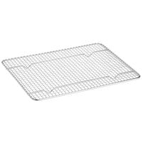 Choice 16 7/16 x 24 1/2 Chrome Plated Footed Wire Cooling Rack for Full  Size Sheet Pan