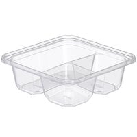 Dart TamperGuard 3-Compartment Tamper-Resistant, Tamper-Evident Container - 300/Case