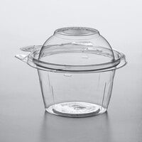 Dart SafeSeal 8 oz. Tamper-Resistant, Tamper-Evident Snack Cup with Dome Lid - 272/Case