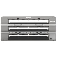 Merco MHG34SAB1N MercoMax 3 Shelf / 12 Pan Dedicated Holding Bin Cabinet with Timer Bars - 208-230V; 3224-4094W