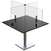 Rosseto TDK001 Avant Guarde Acrylic Table Divider Kit for 42 inch x 30 inch Tables