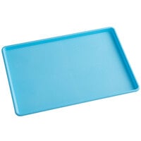 Choice 18 inch x 26 inch Blue Bakery Display / Market Tray - 6/Case