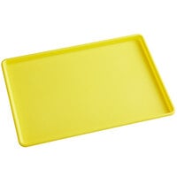 Choice 18" x 26" Yellow Bakery Display / Market Tray