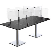 Rosseto TDK005 Avant Guarde Acrylic Table Divider Kit for 36 inch x 72 inch Tables